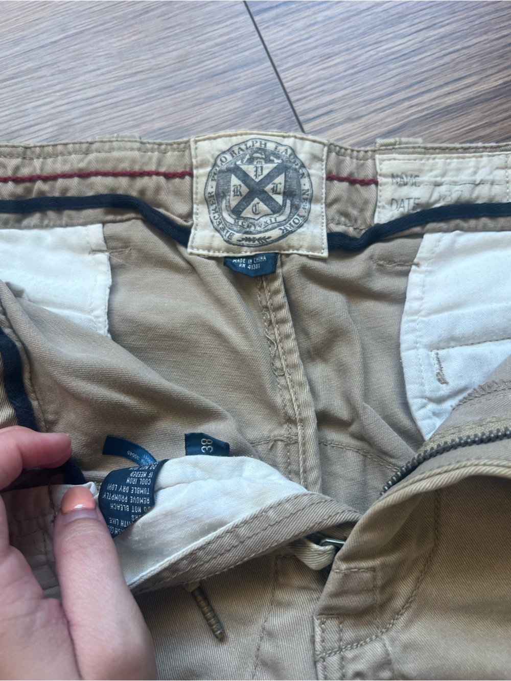 Polo Ralph Lauren Vintage Utility Cargo Shorts Crest 9 - Picture 3 of 4